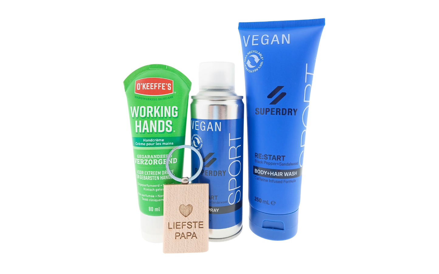 Superdry Body Re:Start met O'Keeffe's Sleutelhanger Papa