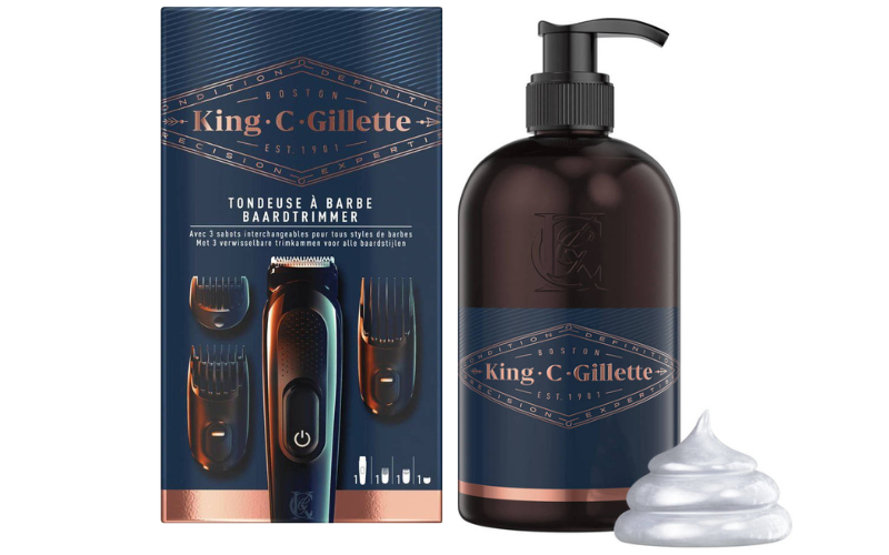 Gillette Cadeauset King Baard Trim + Reinig