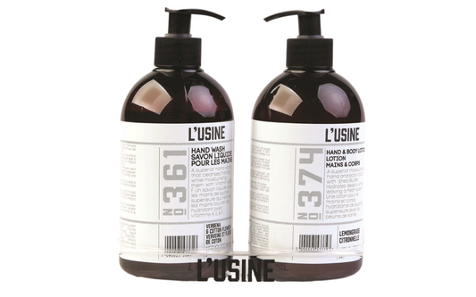 L'Usine Cadeauset Handwash & Hand-/Bodylotion