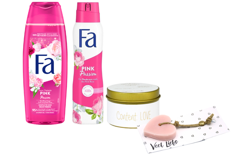 Fa Cadeauset Pink Passion Veel liefs