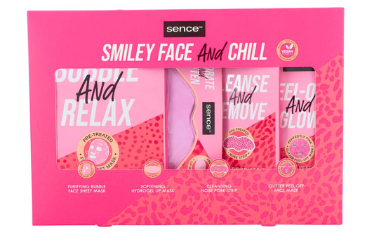 Sence Beauty Cadeauset Facial Set Smiley Face and Chill