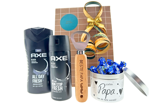 Axe Cadeauset Black Flesopener Papa