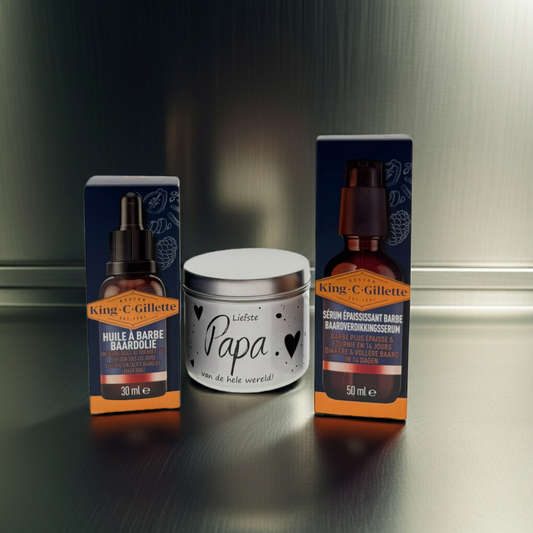 Gillette King Baard Cadeauset met Snoepblikje Liefste Papa