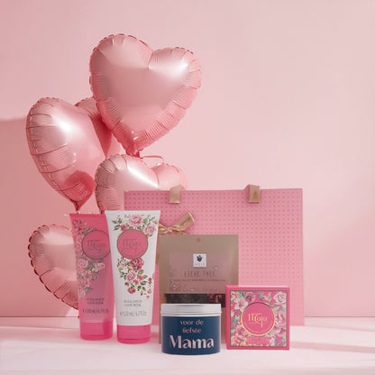 Maja Moederdag Cadeauset met Rose Love & Thee