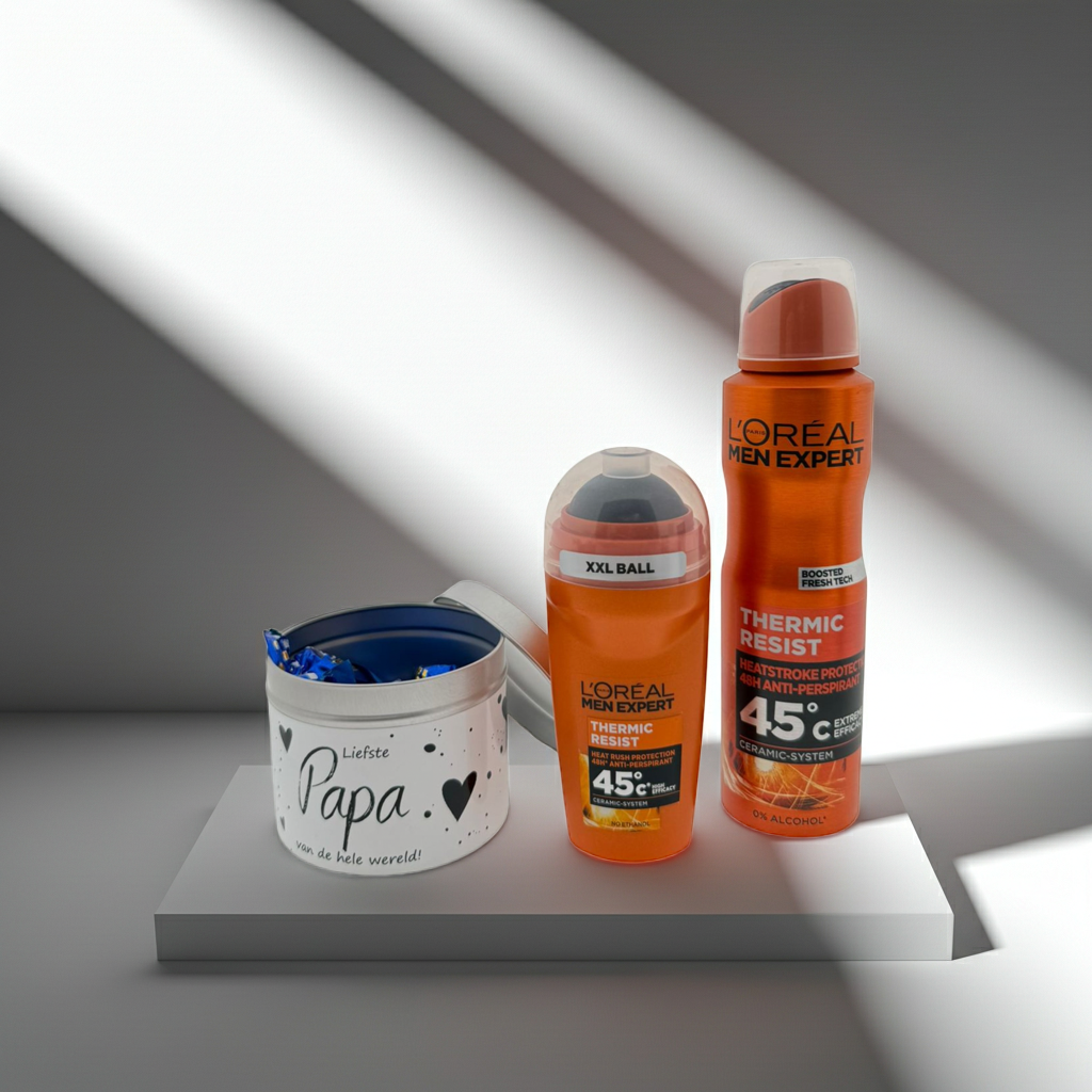 Loreal Men Expert Cadeauset Deo met Snoepblikje Liefste Papa