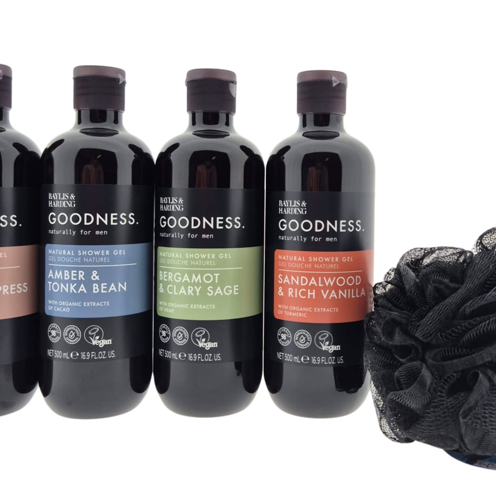 Baylis & Harding Men Douche compleet met puff