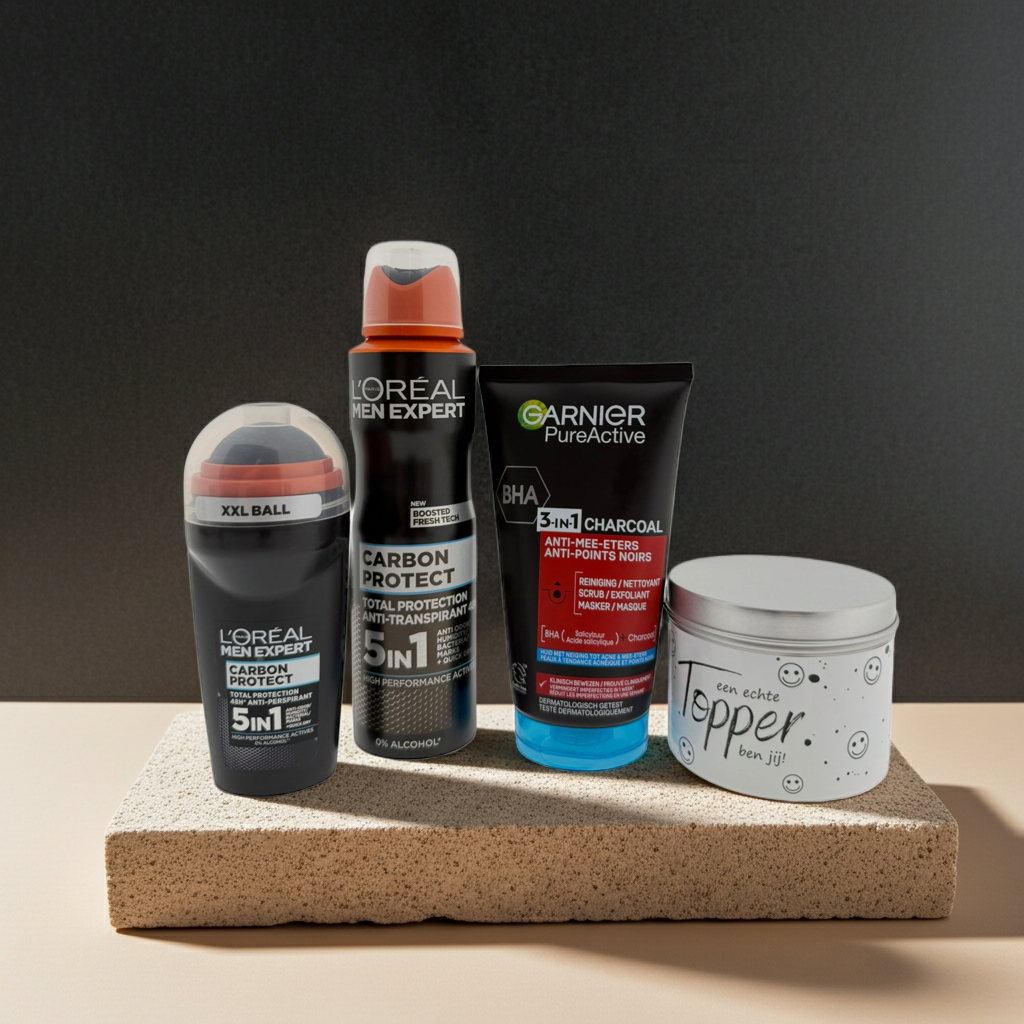 Loreal Men Expert Carbon Gezichtsverzorging Cadeauset  Echte Topper
