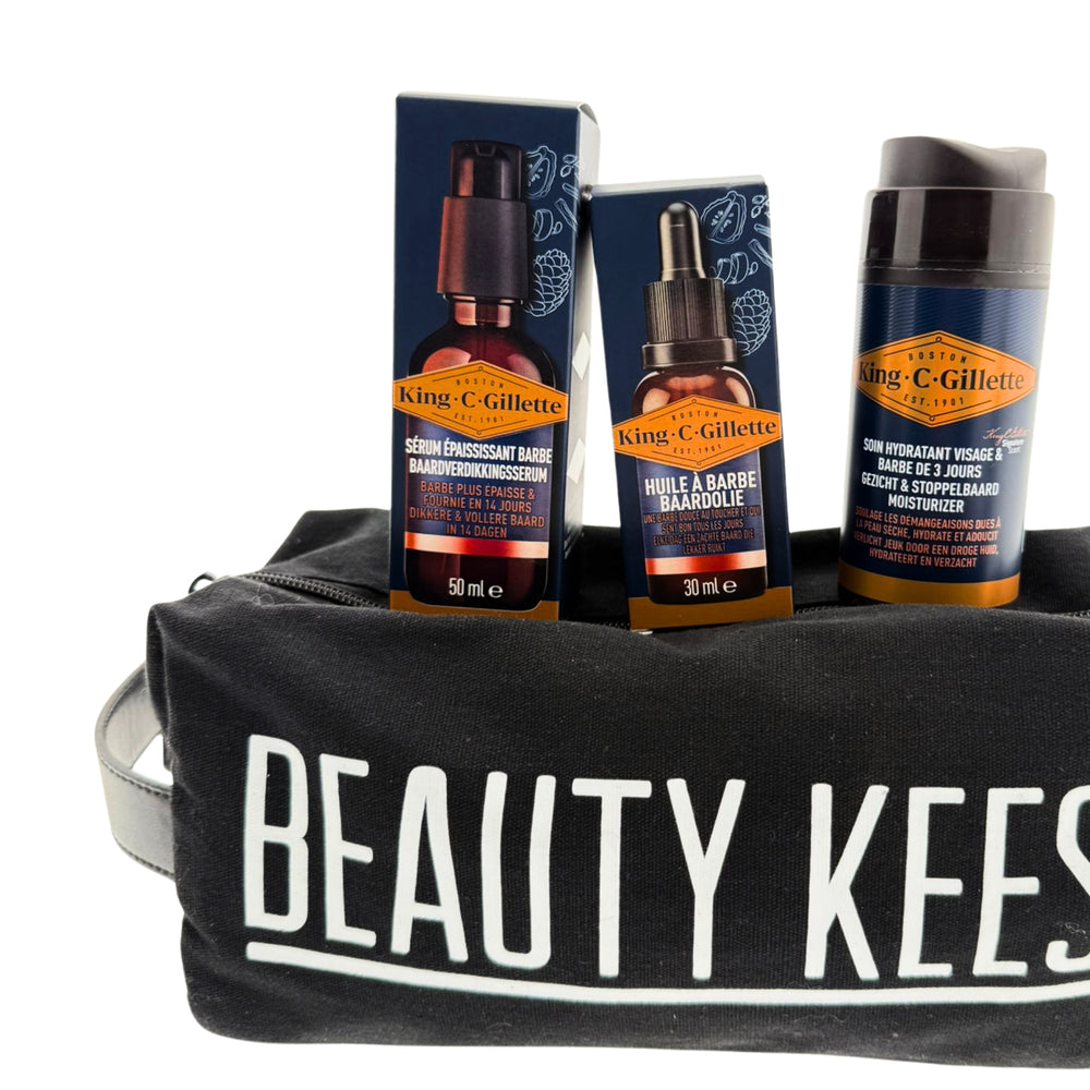 Gillette King Baard & Gezicht met Toilettas