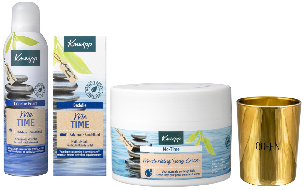 Kneipp Cadeauset Me Time Bad & Body met Kaars