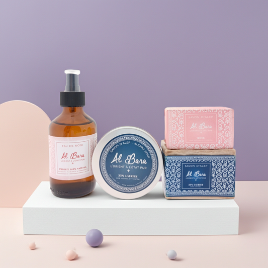 Al Bara Cadeauset Rozenwater & Laurier Zeep