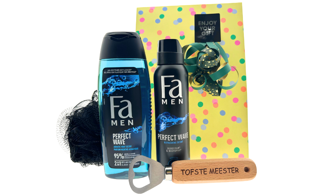 Fa Cadeauset Perfect Wave Flesopener Meester