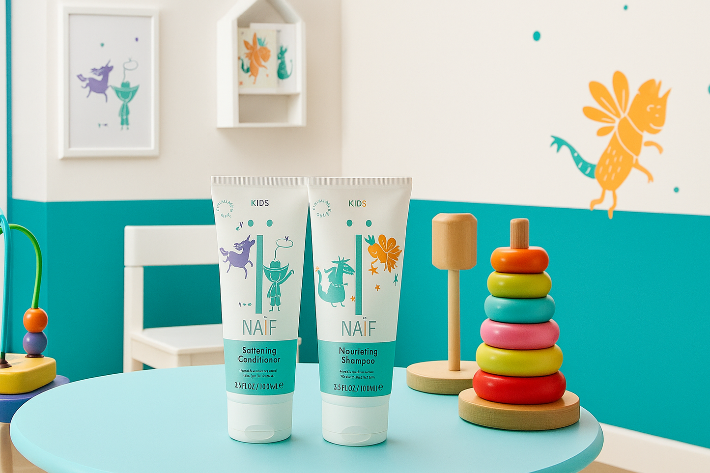 Naif Kids Cadeauset met shampoo & conditioner