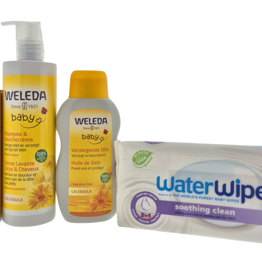 Weleda Kraamcadeau Lichaamsverzorging en Billendoekjes