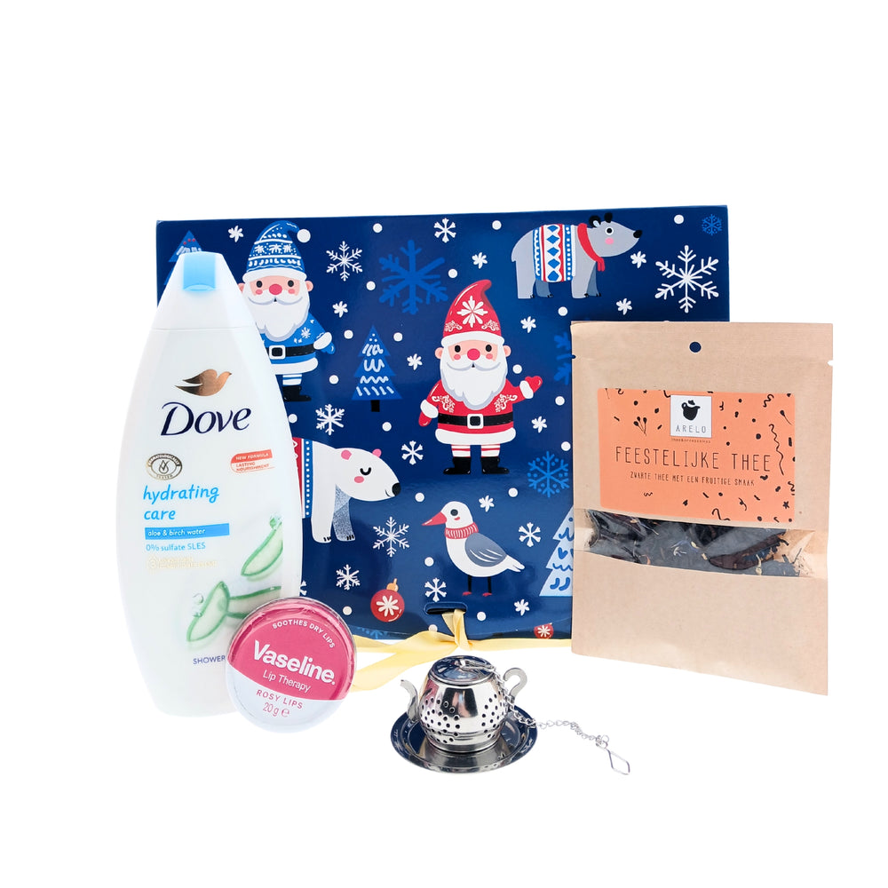 Dove Cadeauset Douche, Vaseline Lip - Feestelijke Thee