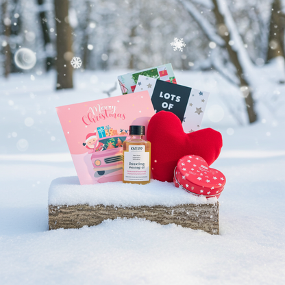 Kneipp Cadeauset Kerst Massageolie Relaxing - Chocoladewens - Kaars Kerstwensen