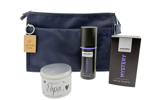 Amando Mystery Cadeauset met Toilettas & Snoepblik