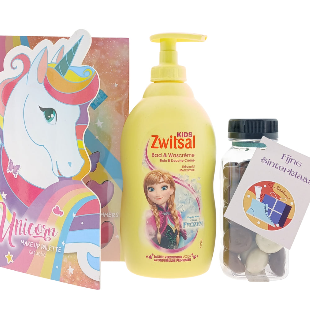 Zwitsal Girls Cadeauset Unicorn Make-Up Palette en Kruidnoten - Sinterklaas