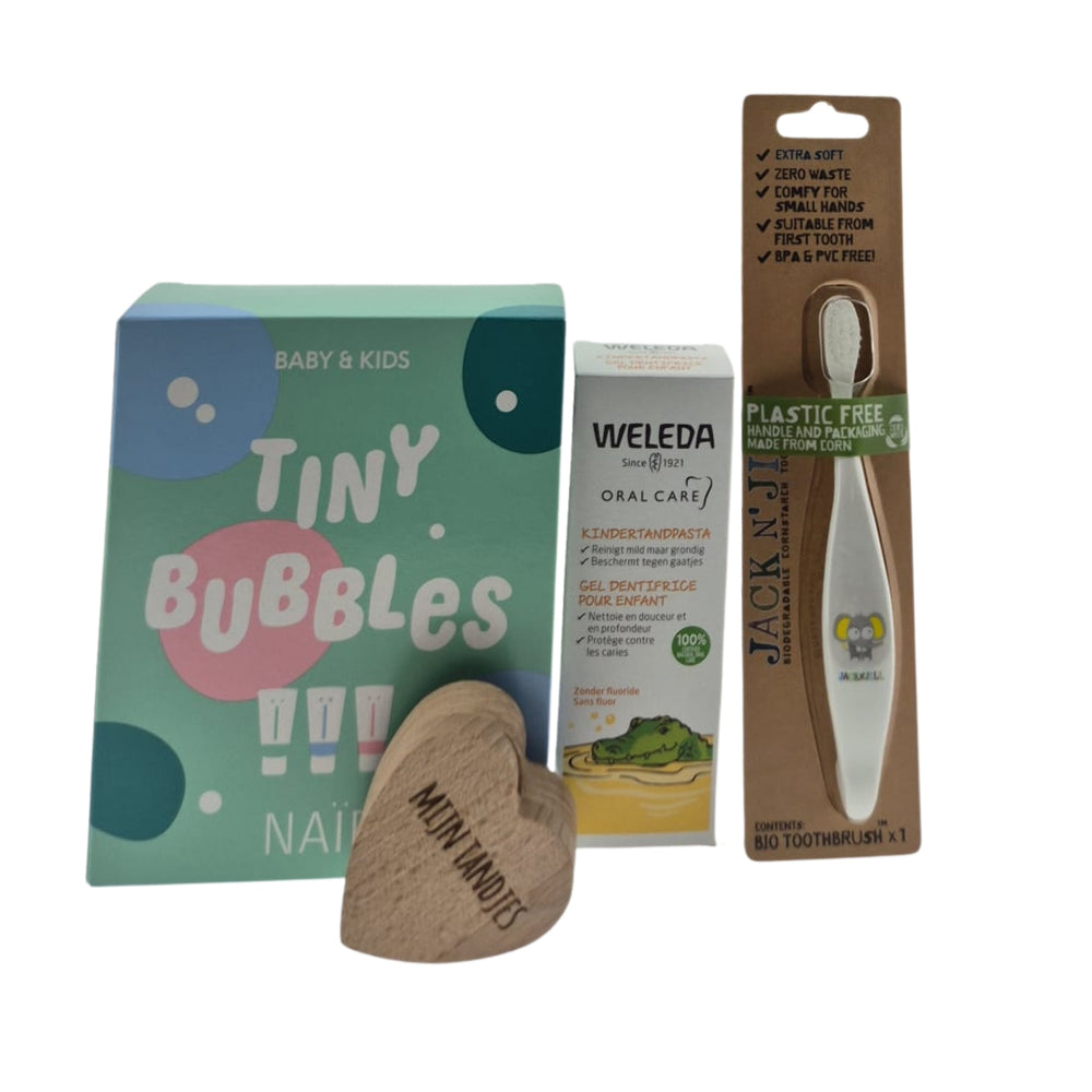 Naif en Weleda Cadeausets voor Kids Douche en mondverzorging