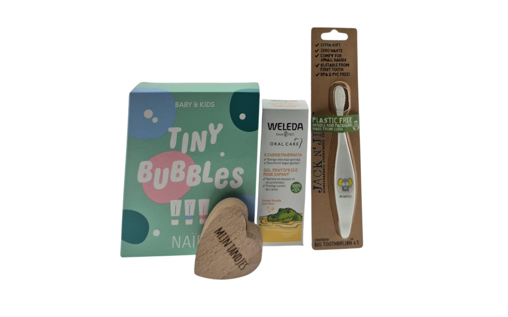 Naif en Weleda Cadeausets voor Kids Douche en mondverzorging