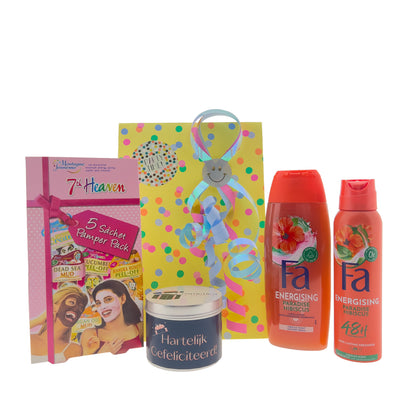 7th Heaven en Fa Paradise Hibiscus Geslaagd Cadeauset