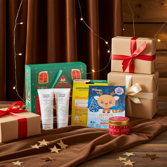 Therme Cadeauset Kerst Zen White Lotus Douche - Handbalm - Masker - Kaars Kerstwensen