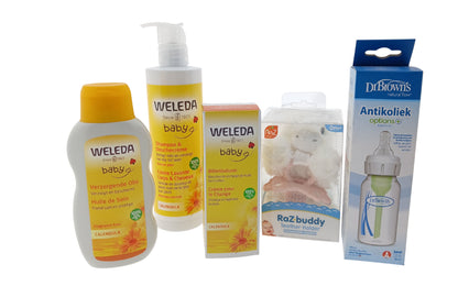 Weleda Baby Kraamcadeauset Verzorging met Speenhouder & Fles