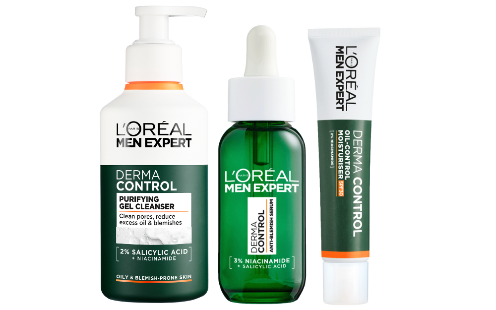 Men Expert Cadeauset Derma Control Skin Care Routine