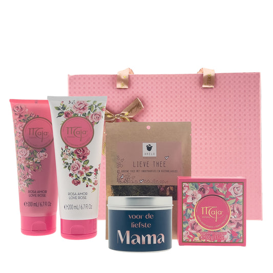 Maja Moederdag Cadeauset met Rose Love & Thee