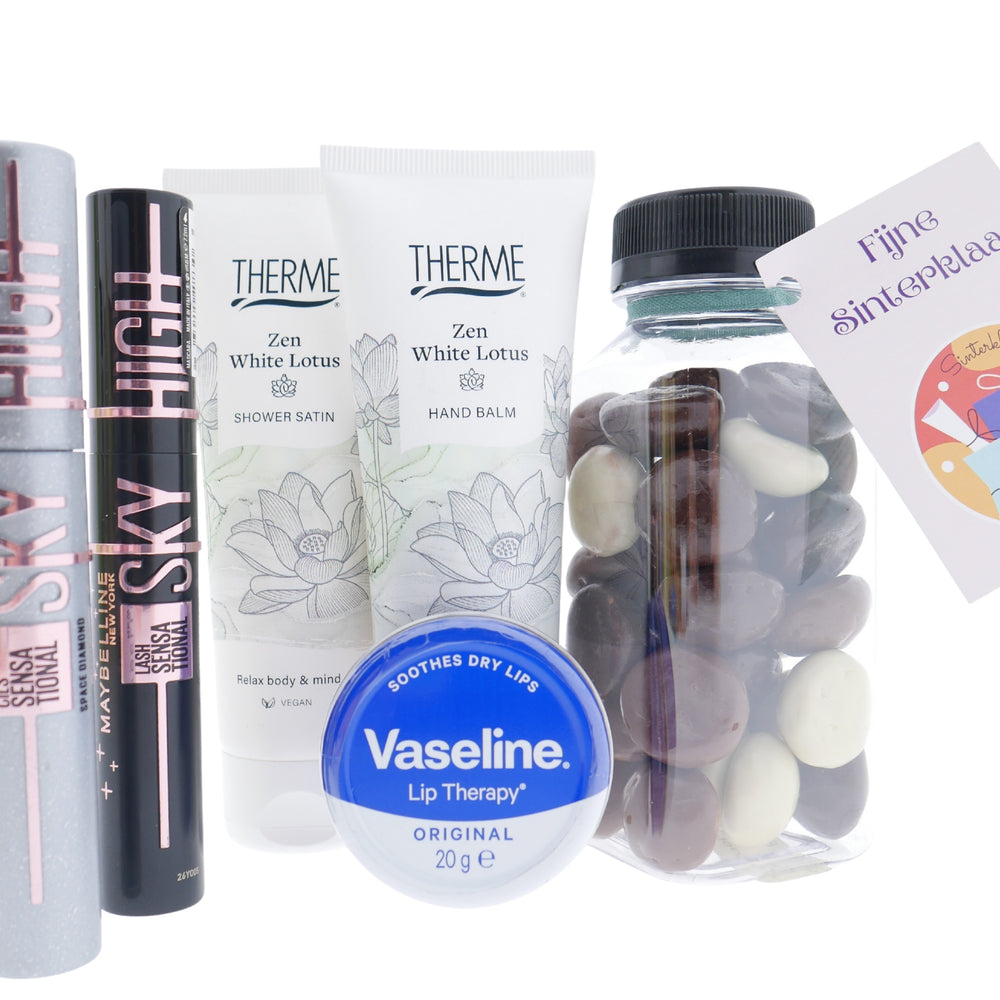 Therme Cadeauset Zen White Lotus & Maybelline Mascara - Kruidnoten - Sinterklaas