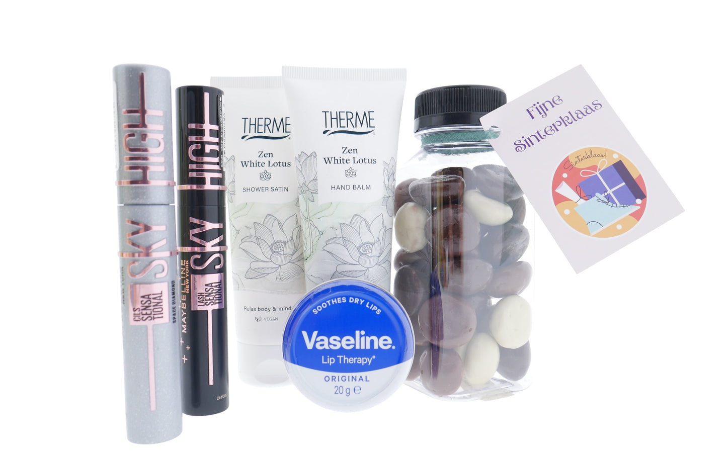 Therme Cadeauset Zen White Lotus & Maybelline Mascara - Kruidnoten - Sinterklaas