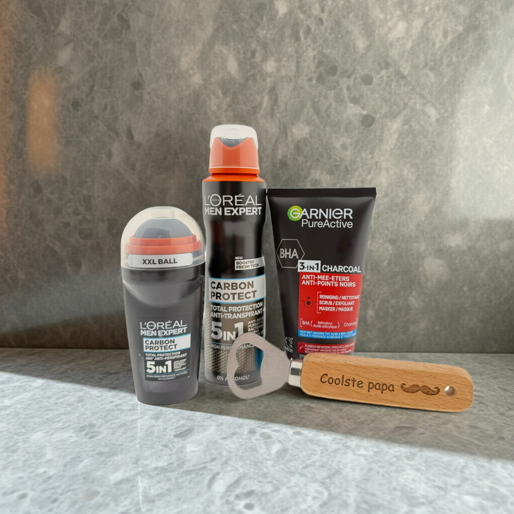 Loreal Men Expert Carbon Gezichtsverzorging Cadeauset Coolste Papa