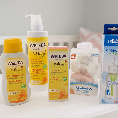 Weleda Baby Kraamcadeauset Verzorging met Speenhouder & Fles