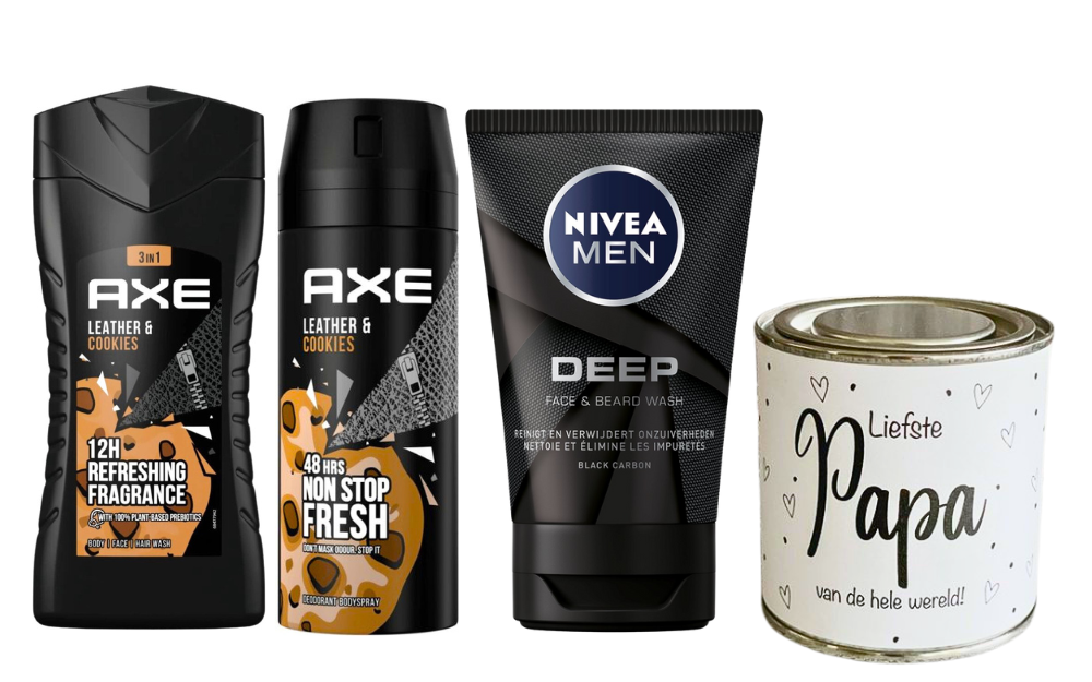 Axe Cadeauset Cookies & Leather Papa