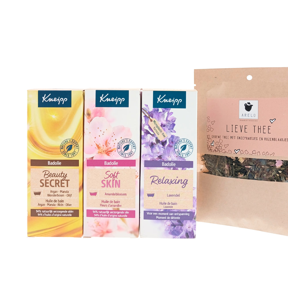 Kneipp Cadeauset Bad Olie Beauty Secret & Lieve thee