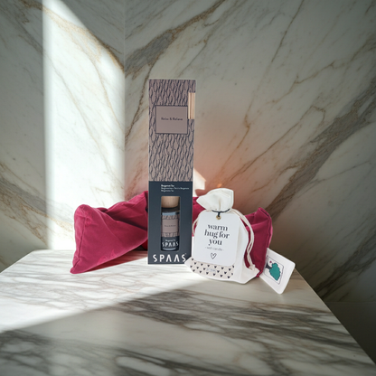 Spaas Sticks Bergamot met Warmtekussen en Kaars