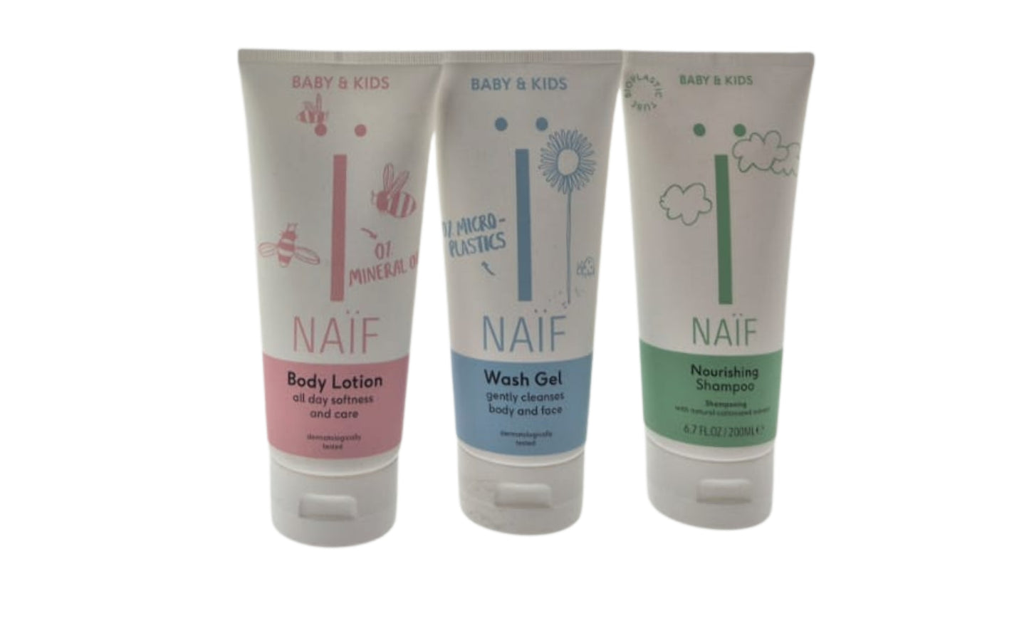 Naif Baby & Kids Cadeauset met verzorgingsproducten