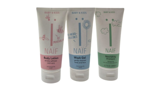 Naif Baby & Kids Cadeauset met verzorgingsproducten