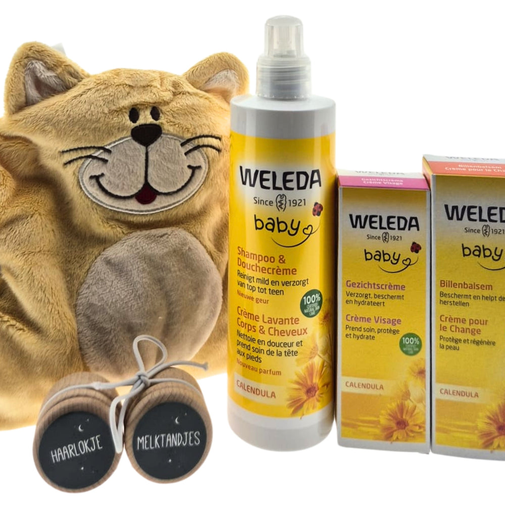 Weleda Baby Kraamcadeau Verzorging met Warmteknuffel & Tanddoosje