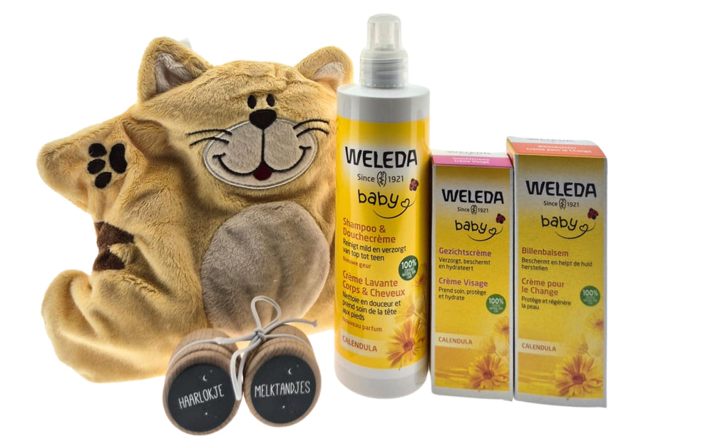 Weleda Baby Kraamcadeau Verzorging met Warmteknuffel & Tanddoosje