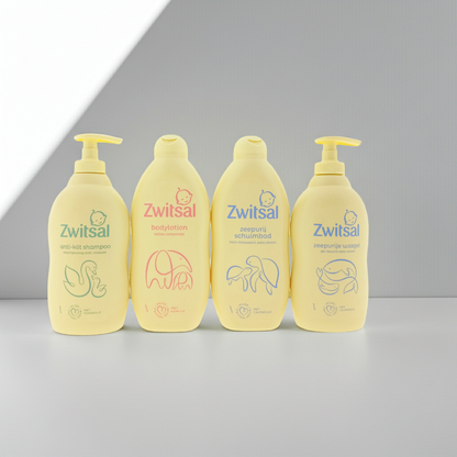 Zwitsal Baby Cadeauset Verzorgingsset Groot Formaat 4x400 ml