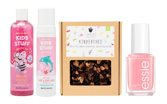 Kids Stuff Cadeauset Roze Essie Nagellak & Thee