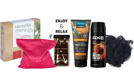 Kneipp Cadeauset Warme Kerst Chocolade & Warmtekussen Men Warm Woods