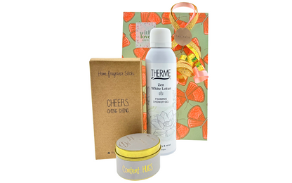 My Flame Cadeauset Cheers Geurstokjes & Therme Zen White Lotus