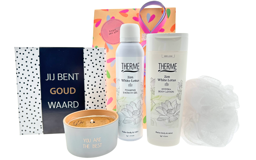 Therme Cadeauset Zen White Lotus Bedankt