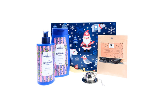 Melkmeisje Cadeauset Lavendel Douche & Handzeep - Feestelijke Thee