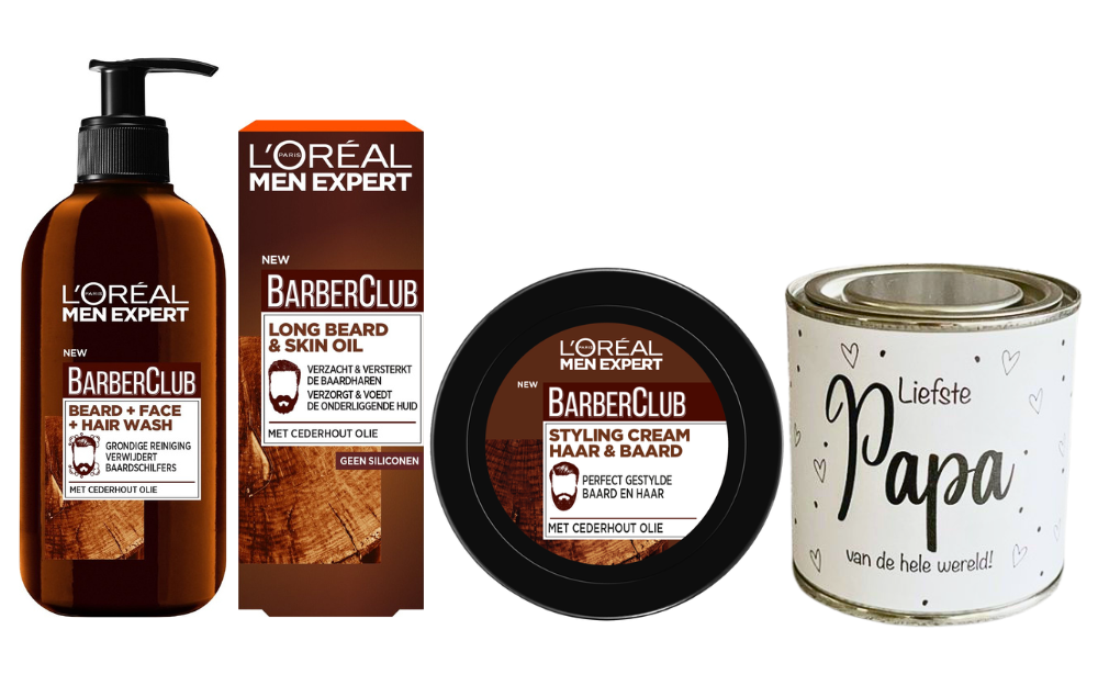 Men Expert Cadeauset Barber Club Styling Beard Papa