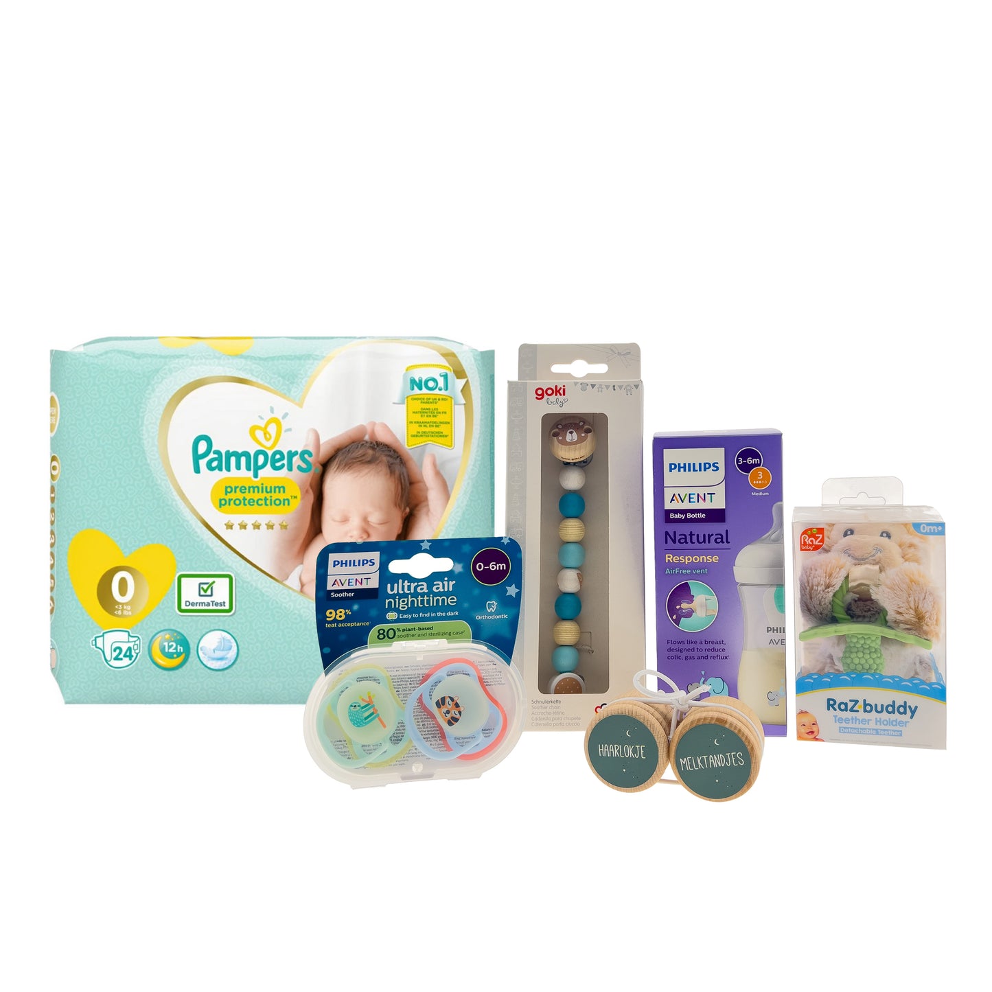 Avent Kraamcadeauset met Pampers Luiers en accessoires