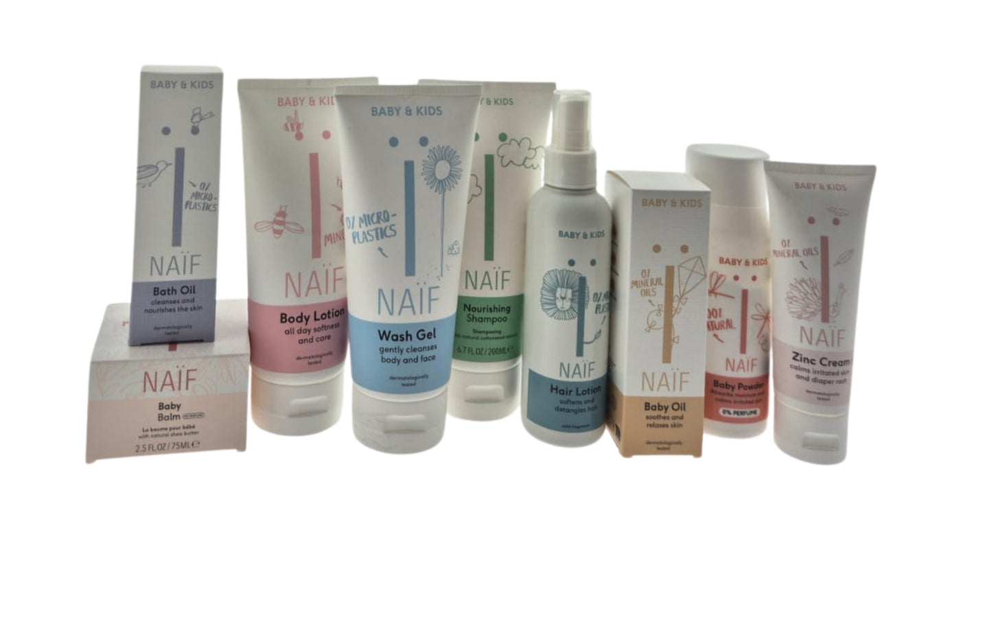 Naif Baby Luxe en Complete Verzorgings Cadeauset