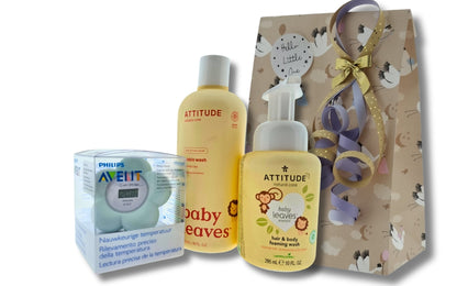 Attitude Bad & Douche Cadeauset met Avent Badthermometer