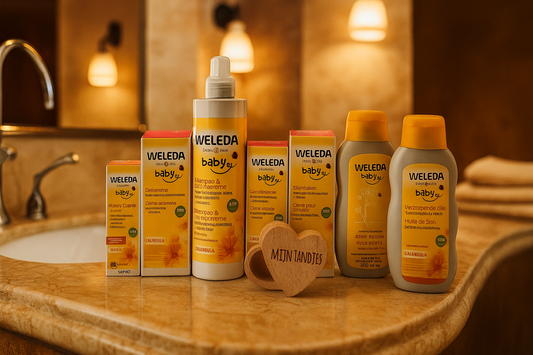 Weleda Baby Cadeauset Luxe en Complete Verzorging met Tandjes bewaardoos